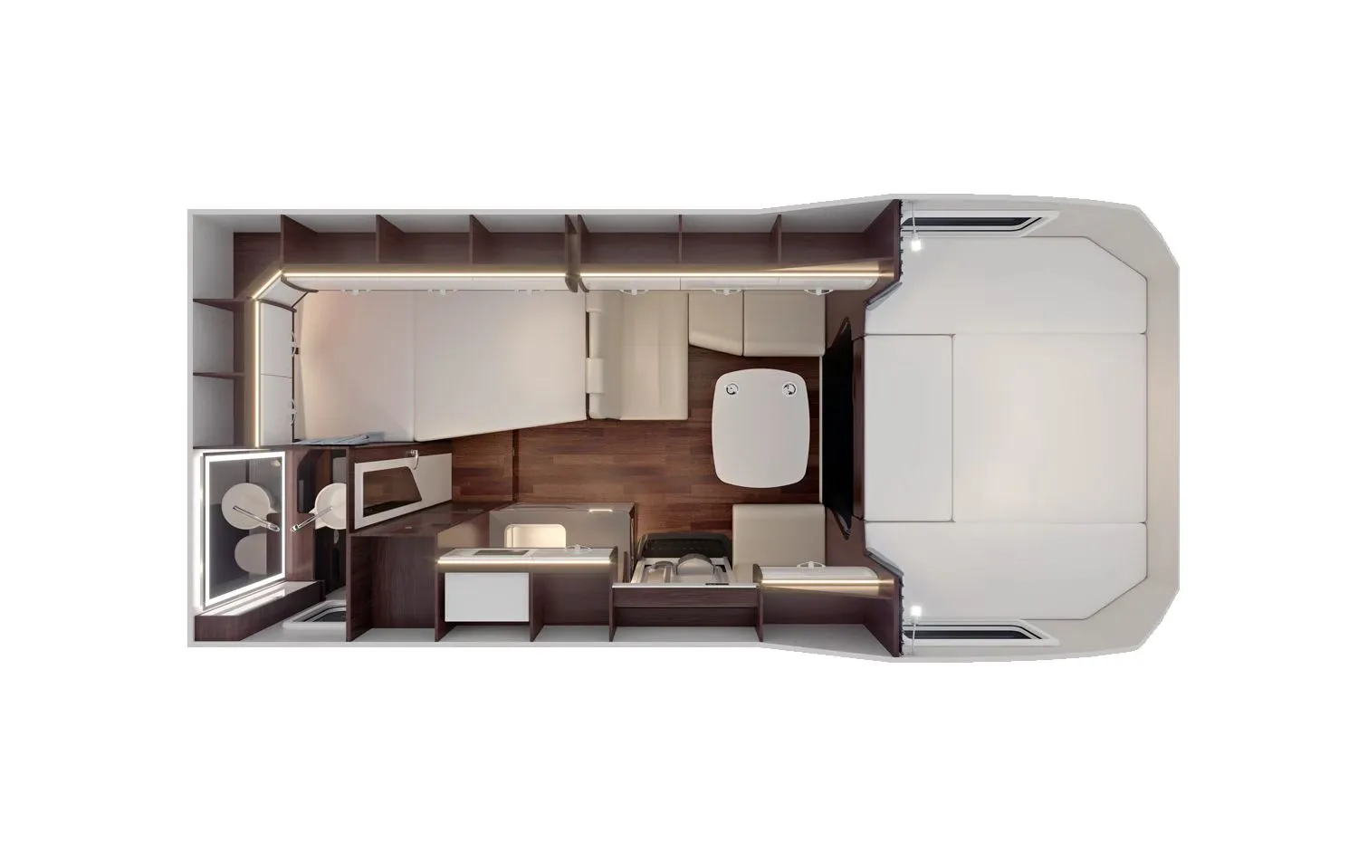 Planta baixa do Motorhome Heron