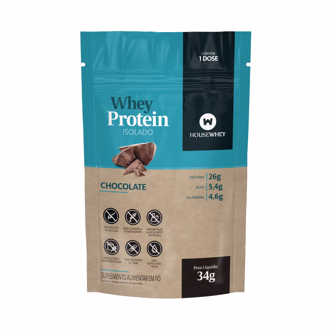 Whey Protein Isolado Chocolate - 34g