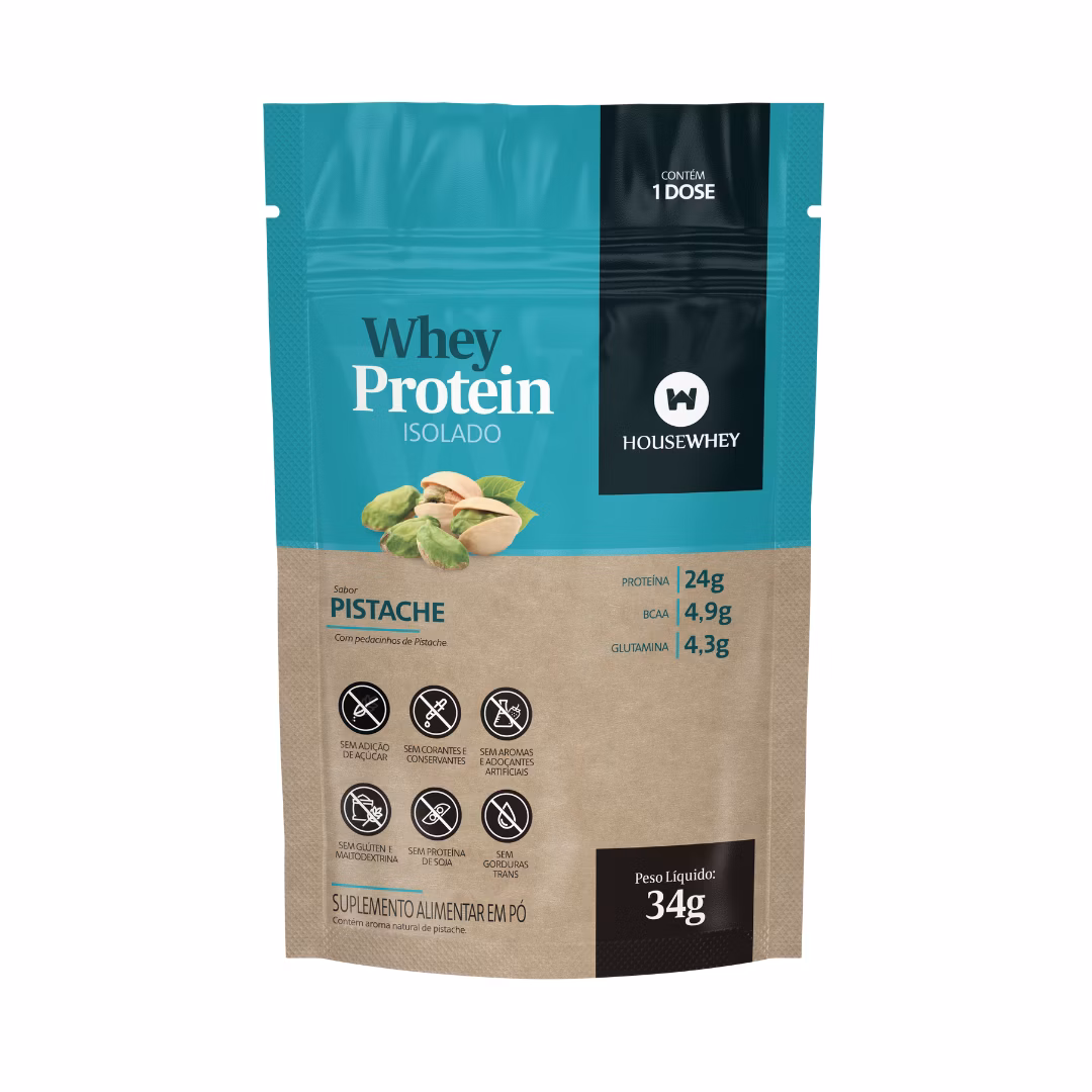 Whey Protein Isolado Pistache - 34g