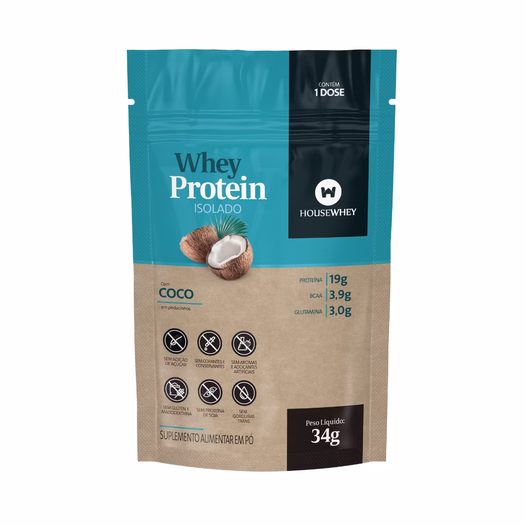 Whey Protein Isolado Coco - 34g