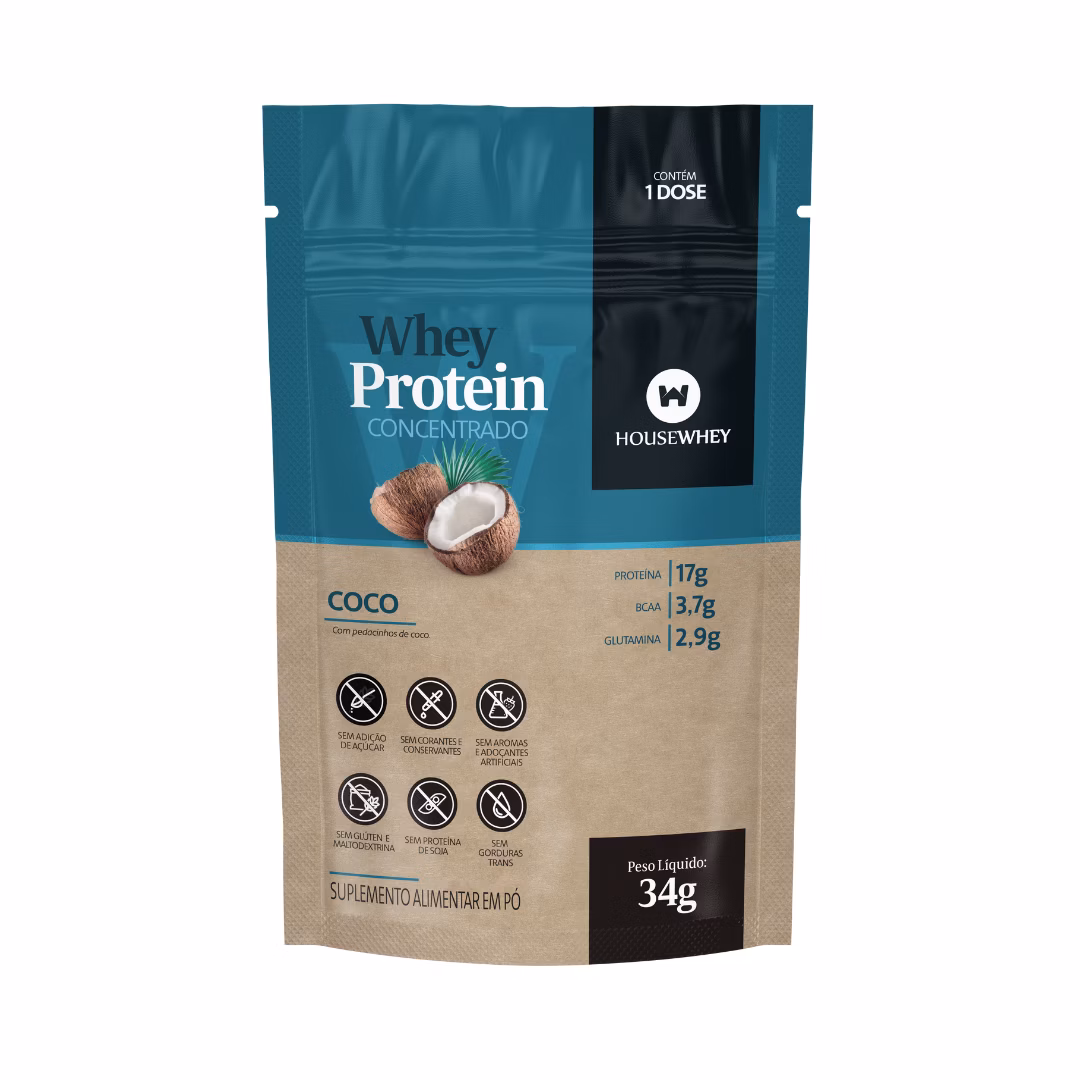 Whey Protein Concentrado Coco - 34g