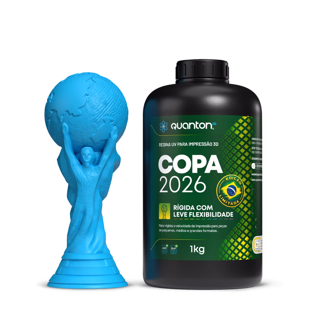 Resina Copa Azul — Quanton3D