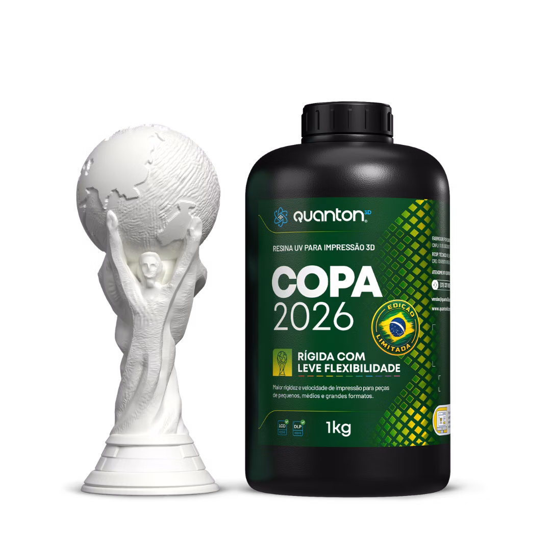 Resina Copa Branca — Quanton3D