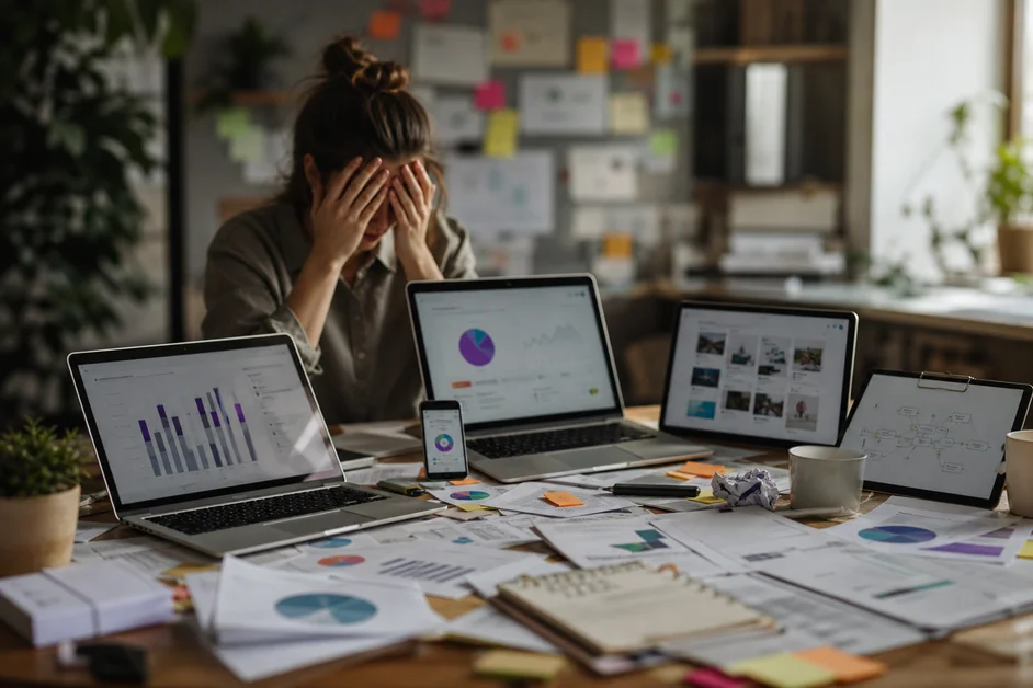 Fragmentação de ferramentas de IA no marketing: como a falta de integração está travando a produtividade das PMEs
